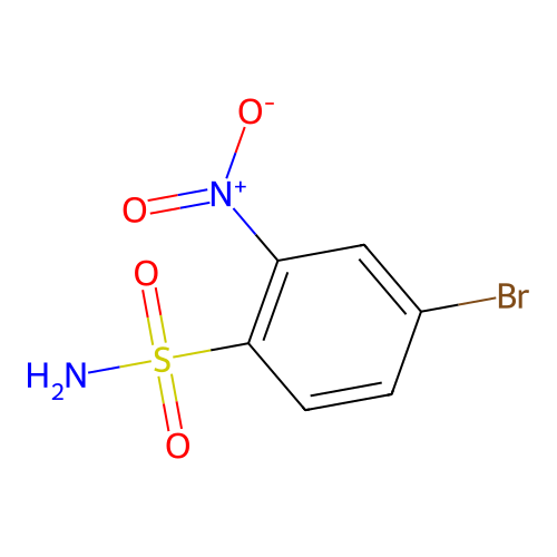 4-Bromo-2-nitrobenzenesulfonamide structure