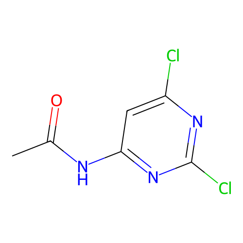 N-(2,6-dichloropyrimidin-4-yl)acetamide structure