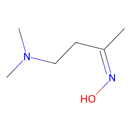 N-[4-(dimethylamino)butan-2-ylidene]hydroxylamine structure