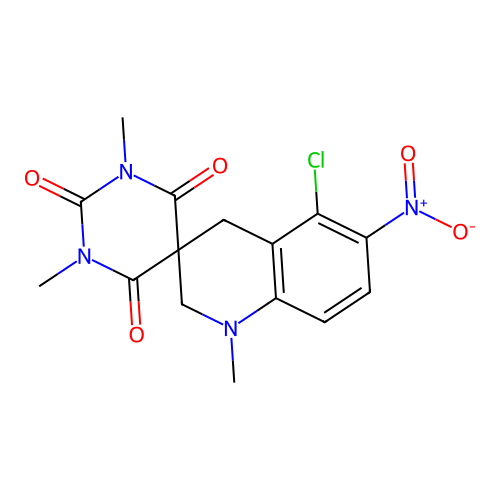 C15H15ClN4O5 structure