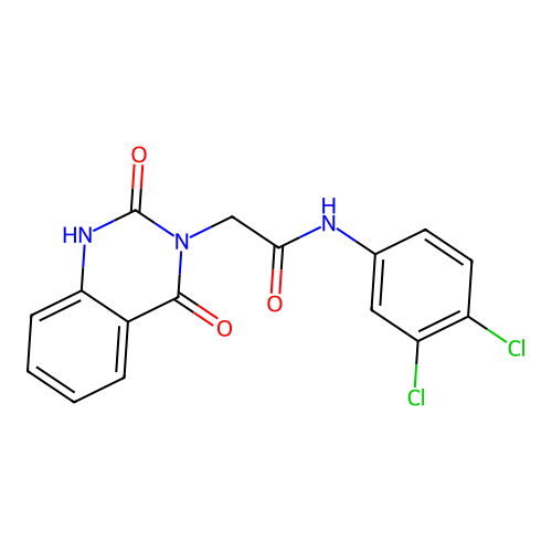 N-(3,4-dichlorophenyl)-2-(2-hydroxy-4-oxoquinazolin-3(4H)-yl)acetamide structure