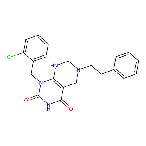 C21H21ClN4O2 structure