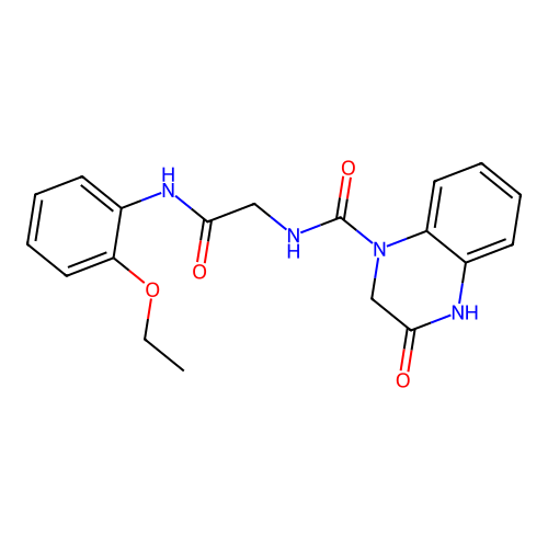 N-{2-[(2-ethoxyphenyl)amino]-2-oxoethyl}-3-hydroxyquinoxaline-1(2H)-carboxamide structure