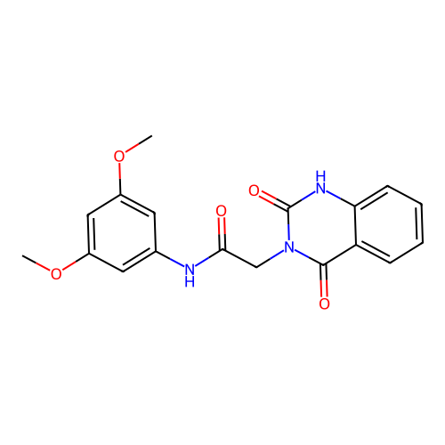 N-(3,5-dimethoxyphenyl)-2-(2-hydroxy-4-oxoquinazolin-3(4H)-yl)acetamide structure