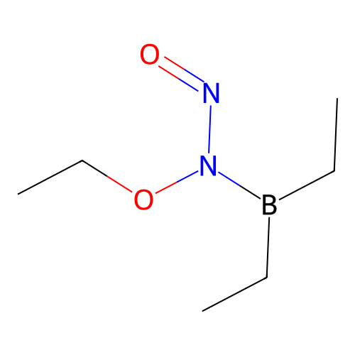 N-diethylboranyl-N-ethoxynitrous amide structure