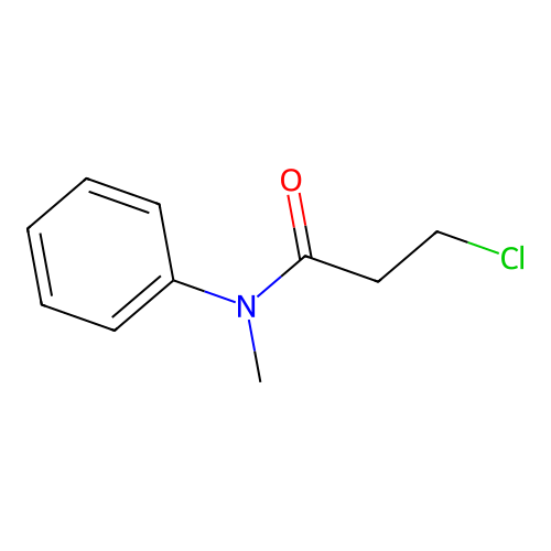 3-chloro-N-methyl-N-phenylpropanamide structure