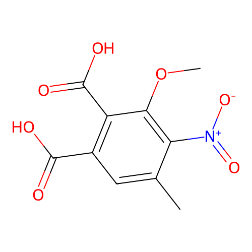 3-Methoxy-5-methyl-4-nitrophthalic acid structure