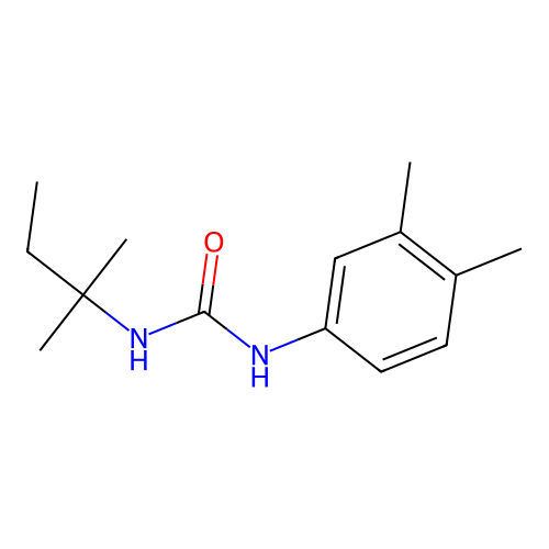 1-(3,4-Dimethylphenyl)-3-(2-methylbutan-2-yl)urea structure