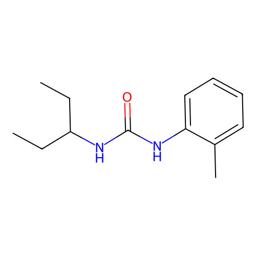 1-(2-Methylphenyl)-3-pentan-3-ylurea structure