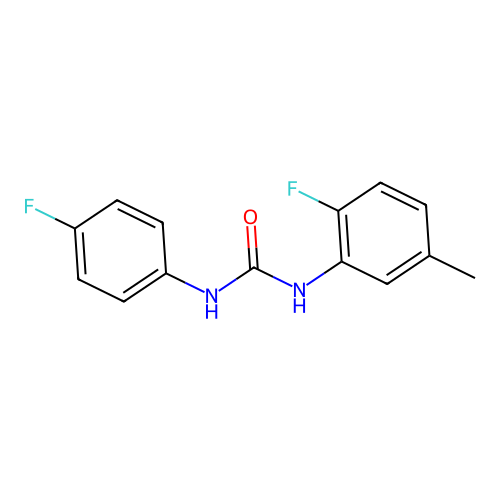 1-(2-Fluoro-5-methylphenyl)-3-(4-fluorophenyl)urea structure