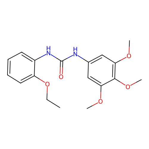 1-(2-Ethoxyphenyl)-3-(3,4,5-trimethoxyphenyl)urea structure