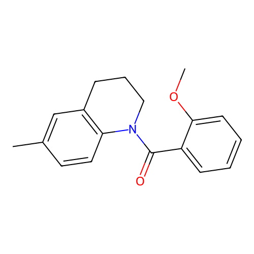 (2-methoxyphenyl)-(6-methyl-3,4-dihydro-2H-quinolin-1-yl)methanone structure
