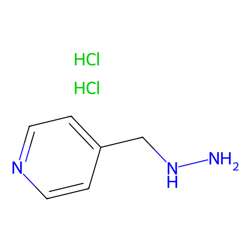 4-(Hydrazinylmethyl)pyridine dihydrochloride structure