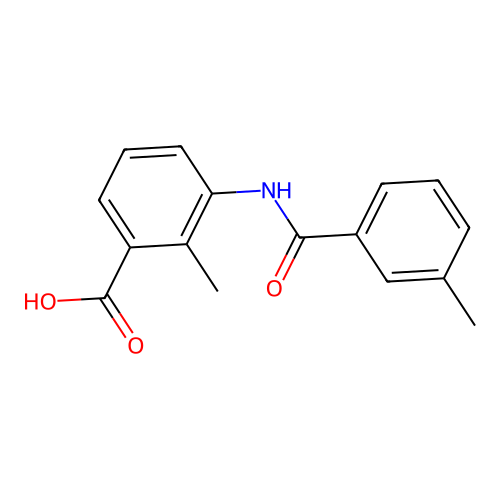 2-methyl-3-[(3-methylbenzoyl)amino]benzoic Acid structure