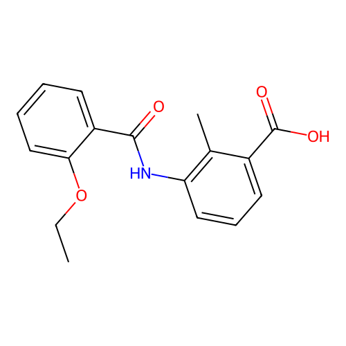 3-[(2-Ethoxybenzoyl)amino]-2-methylbenzoic acid structure