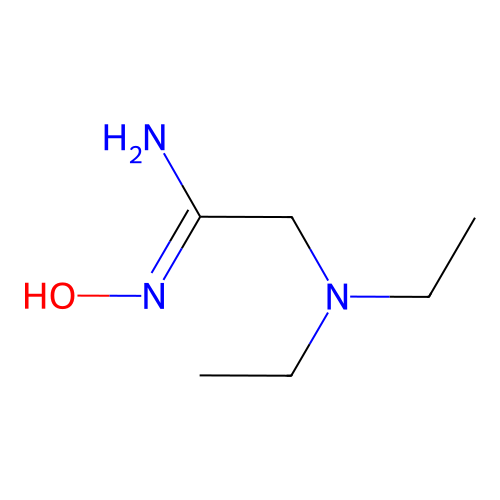 2-(diethylamino)-N'-hydroxyethanimidamide structure