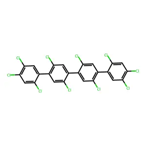 Decachloroquaterphenyl structure
