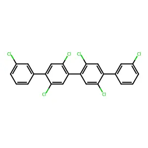 Hexachloroquaterphenyl structure