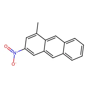 1-Methyl-3-nitroanthracene structure