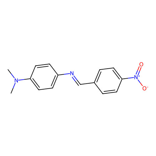 1,4-Benzenediamine, N,N-dimethyl-N'-[(4-nitrophenyl)methylene]-, (E)- structure