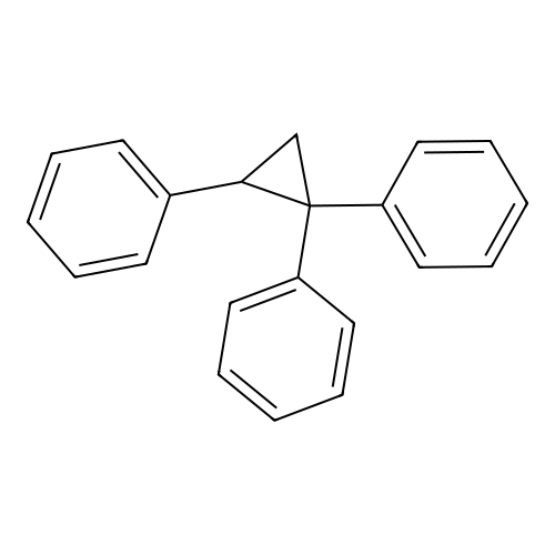 (1,2-Diphenylcyclopropyl)benzene structure