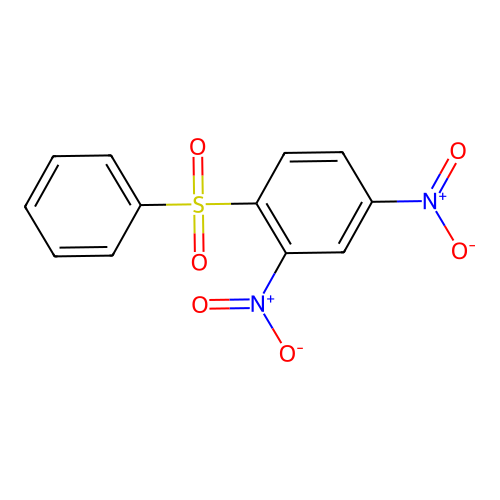 Benzene, 2,4-dinitro-1-(phenylsulfonyl)- structure