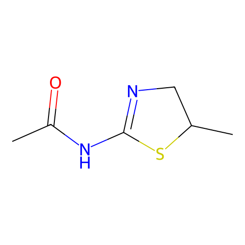 N-(5-methyl-4,5-dihydro-1,3-thiazol-2-yl)acetamide structure