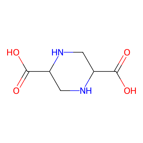 Piperazine-2,5-dicarboxylic Acid structure