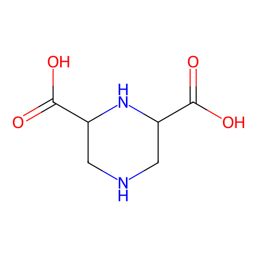 Piperazine-2,6-dicarboxylic Acid structure