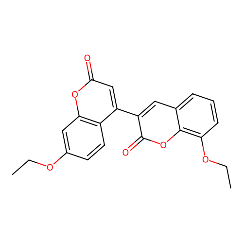 8-Ethoxy-3-(7-ethoxy-2-oxochromen-4-yl)chromen-2-one structure