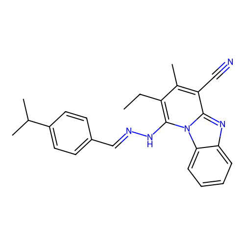 C25H25N5 structure