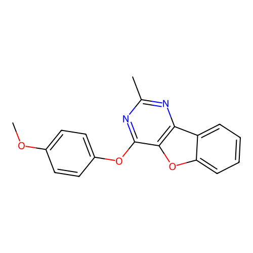 4-(4-Methoxyphenoxy)-2-methyl[1]benzofuro[3,2-d]pyrimidine structure