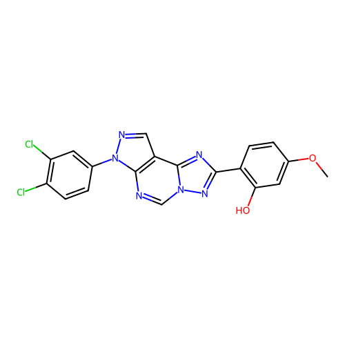 C19H12Cl2N6O2 structure