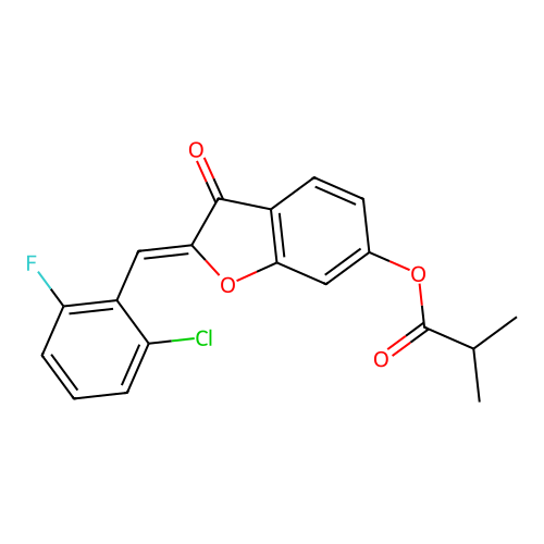 C19H14ClFO4 structure