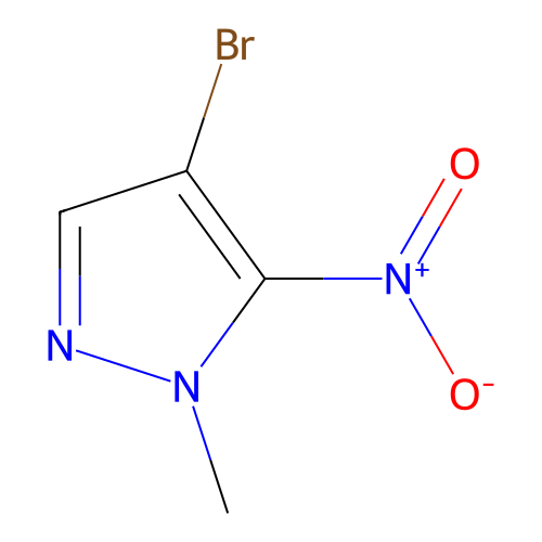 1H-Pyrazole, 4-bromo-1-methyl-5-nitro- structure