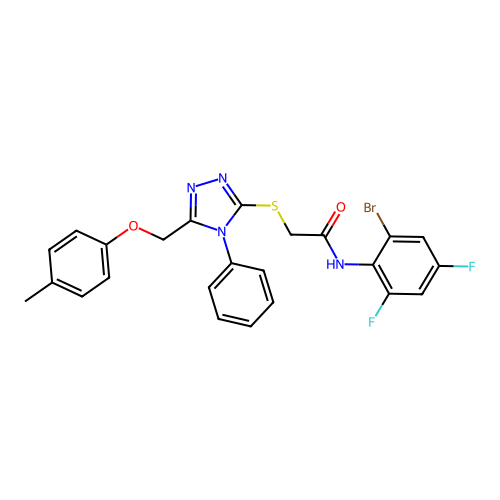 C24H19BrF2N4O2S structure
