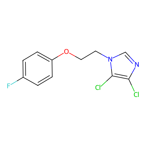 4,5-Dichloro-1-[2-(4-fluorophenoxy)ethyl]imidazole structure