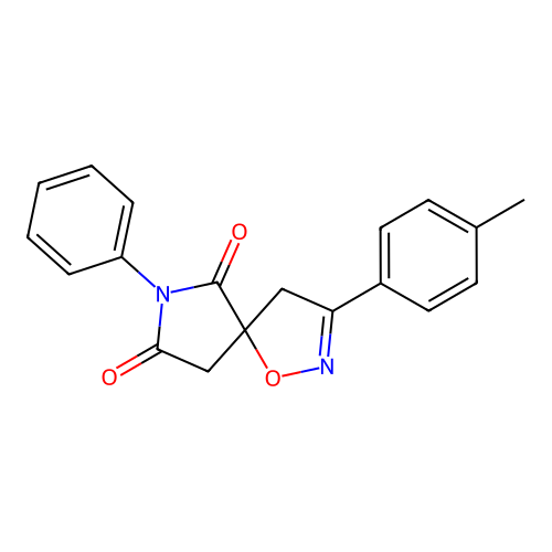3-(4-Methylphenyl)-7-phenyl-1-oxa-2,7-diazaspiro[4.4]non-2-ene-6,8-dione structure