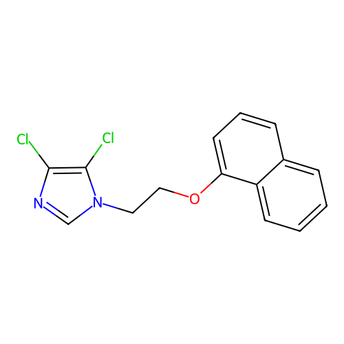 4,5-dichloro-1-[2-(naphthalen-1-yloxy)ethyl]-1H-imidazole structure