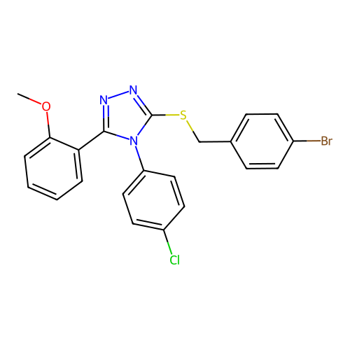 C22H17BrClN3OS structure