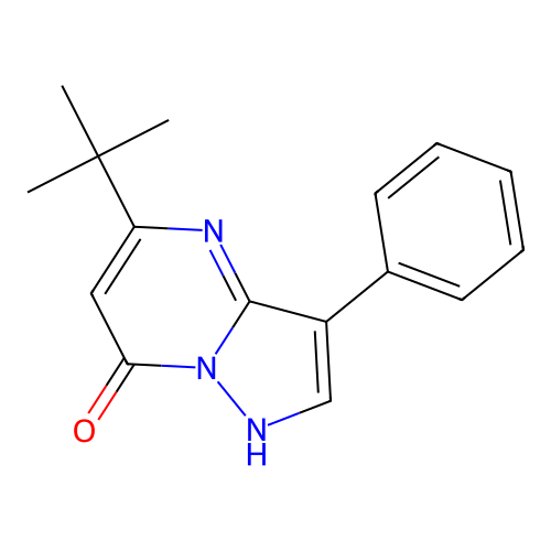 5-Tert-butyl-3-phenylpyrazolo[1,5-a]pyrimidin-7-ol structure