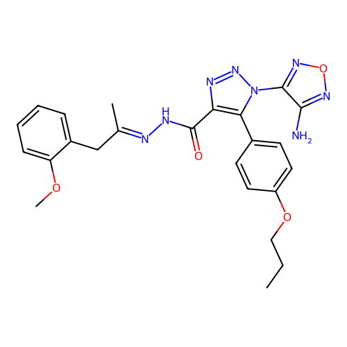 C24H26N8O4 structure