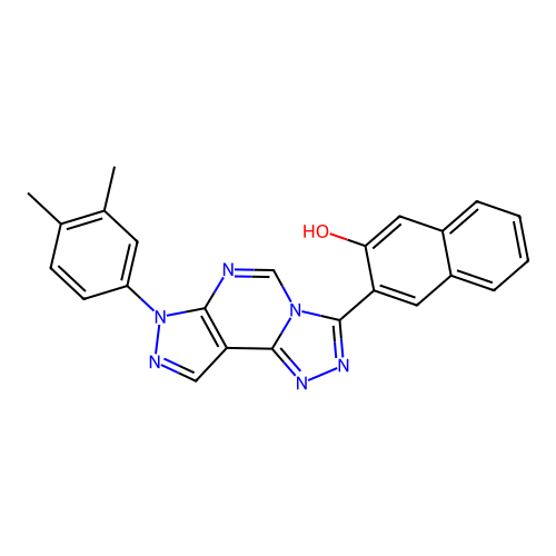 C24H18N6O structure