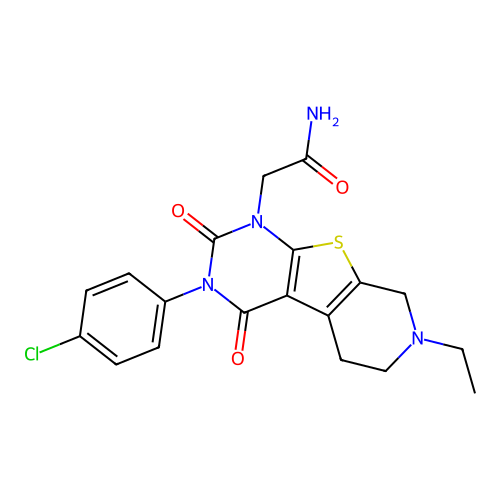 C19H19ClN4O3S structure