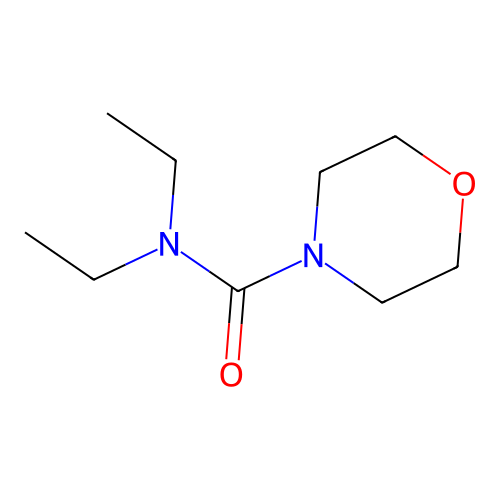 N,N-diethylmorpholine-4-carboxamide structure