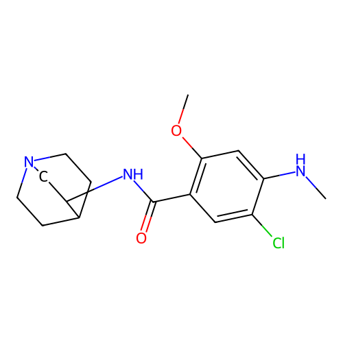 Mezacopride structure