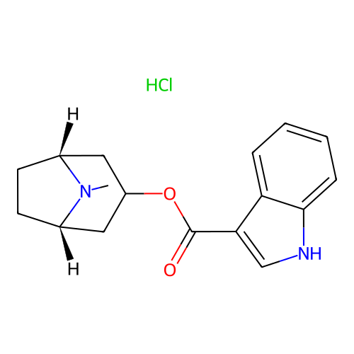 Tropisetron hydrochloride structure
