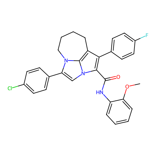 C30H25ClFN3O2 structure