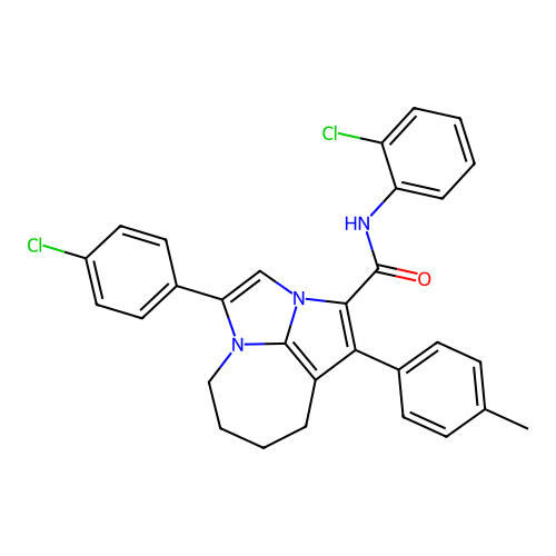 C30H25Cl2N3O structure