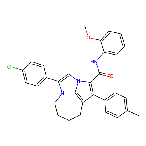 C31H28ClN3O2 structure